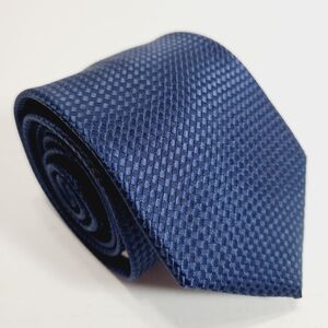 Pierre Cardin Blue Geometric Men's Designer Necktie 59x3" Skinny Width